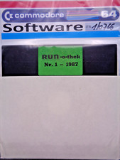 COMMODORE 64/128 -- RUN-O-COUNTER NO. 1-1987 (RUN MAGAZINE - DISK) picture