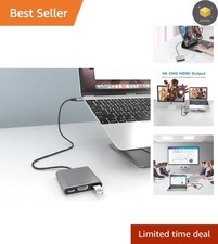 Portable USB C AV Adapter - 4K Output & 5Gbps Data Transfer for Type C Devices picture