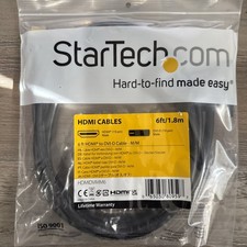 Startech 6' HDMI to DVI Digital Video Cable - Black Male Male 19 Pin HDMIDVIMM6 picture
