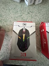 SLN X1 Professional Wired Gaming Mouse with RGB Lighting Black picture