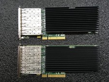 Lot of 2 Silicom PE310G4SPI9L-XR-CX3 4-Port SFP+  Server Adapter picture