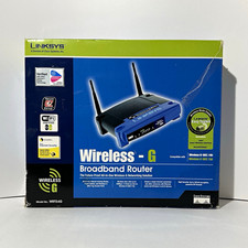 Linksys WRT54G Wireless-G Broadband Router 2.4GHz 54Mbps 4-Port w/ Original Box picture