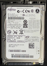 N041F DELL FUJITSU SATA 9.5mm 80GB 2.5in. 7200rpm MHZ2080BJ ~~ picture