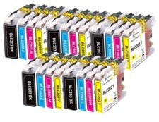 20PK XL Replacement Ink Set fits Brother LC203 MFC-J5620DW MFC-J480DW MFC-J485DW picture