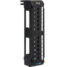 Patch panel vertical cat 6 12-port picture