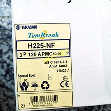 1pcs TERASAKI Circuit Breaker H225-NF 3P 125A picture