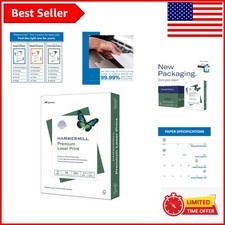 Ultra-Smooth 32 lb Laser Paper - 500 Sheets, 8.5 x 11, JAM-Free & 98 Brightness picture
