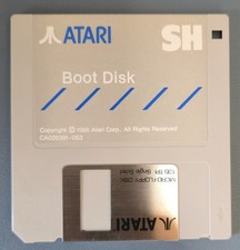 Atari ST Boot Disk SH (1986) CA026391-053 TESTED Original 3.5