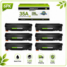 GREENCYCLE 6PK CRG125 Toner Cartridge Fits for Canon imageCLASS LBP 6018L 6020 picture