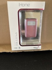 iHome 4 Port USB 2.0 Hub Pink picture