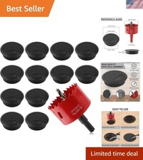2-3/8 Inch60mm Desk Grommet,13 Pieces Wire Grommet, Desk Hole Cover for Cable... picture