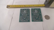 Set of 2 bare PCB circuit boards, 3