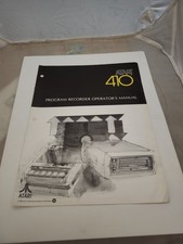 ATARI 410 Program Recorder Operators Manual Instructions 1979 Vintage Video Game picture