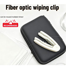 Fiber Optic Wiping Clip Dust-Free Cleaning Clip with Dust-Free Cotton Paper picture