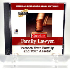 NEW Sealed Quicken Family Lawyer Deluxe Multimedia Edition CD picture