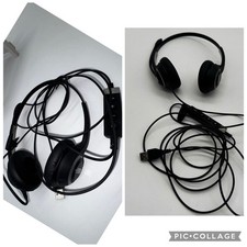 Lot Of 2 - Sennheiser Circle USB Headsets Wired With Microphone- Works picture