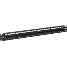 ICC CAT6 Feed-Through Patch Panel with 24 Ports and 1 RMS (icmpp24cp6) picture
