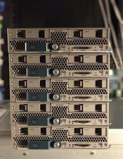 Lot of 8x Cisco B200 M3 Two E5-2670V2 8x 384GB Ram Blade Servers VIC1240 14900R picture