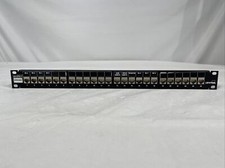 Leviton Cat 5e Flat Universal Patch Panel 24-Port, Cable Management Bar picture