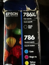 Epson Durabrite 786xl Black & 786 Standard Color Ink Cartridges picture