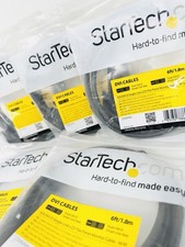 LOT OF 5:  StarTech 6 ft DVI D - 19 PIN MALE - LINK MONITOR CABLE - NEW picture