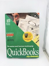 Vintage QuickBooks Version 2.0 Windows 3.5” Disks Complete Set Manuals picture