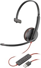 Plantronics Blackwire 3210 USB-A Over The Ear Headsets DAMAGED PACKAGE picture