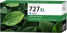 727 Cyan Ink Cartridge HP DesignJet T930 T920 T2530 T2500 T1530 T1500 BN Chip picture