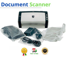 Color Duplex Desktop Document Scanner w/NEW Trays; USB Cable; AC Adapter picture