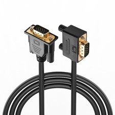 PNGKNYOCN 90 Degree VGA Cable,1080P Full HD Right Angle VGA Male to VGA Male picture