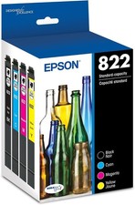 Epson 822 T822120-BCS Genuine Ink 4-Pack Black CMY WF-3820  picture