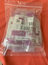 Wirepath -  9 Pieces Of 2 Port Decorative Strap Insert in White- New picture