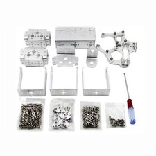 Arduino DIY 6DOF Robot Arm Mechanical Robotic Clamp Claw Aluminium Silver picture