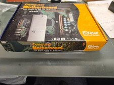UPDATED - MINT Aopen AX6BC Motherboard with box and accessories. picture