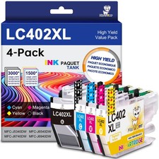 Miss Deer LC402XL Ink Cartridges 4-Pack High Yield for Brother MFC-J5340DW MFC-J picture
