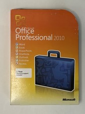 Microsoft Office Professional 2010 Retail Box Word Excel Outlook w/ Product Key picture