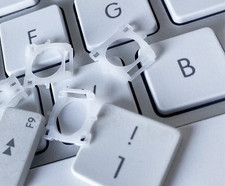 Replacement Keys For Apple Wireless Keyboard A1314 Individual Key & Hinge Spring picture