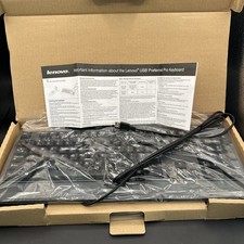 Open Box Lenovo KU-0225 PN 03x8591 Wired USB Preferred Pro Keyboard picture