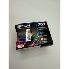 Epson 702 Ink Cartridges Multi-Pack 4-Pack CMYK New Damaged Box T702120-BCS picture