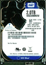 WD20NMVW-11EDZS2,  DCM: EBKTJHKB WESTERN DIGITAL 2TB, USB 3.0  WXD1 SEP 2015 picture
