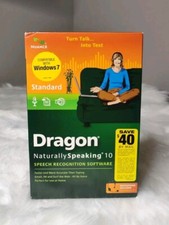 Dragon Naturally Speaking 10 Standard Speech Recognition Software (PC) SEALED picture