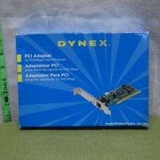 DYNEX new PCI Adapter model DX-E101 desktop 10/100 MBPS ethernet 2005 boxed NWT  picture