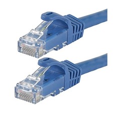 MONOPRICE 9806 Patch Cord,Cat 6,Flexboot,Blue,5.0 ft. 38F968 picture