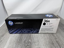 HP LaserJet CB436A 36A Black Printer Toner Ink Cartridge NEW GENUINE Sealed picture