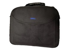 Dell Laptop Carrying Briefcase Black with Shoulder Strap picture