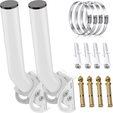 Wireless Bridge Mount, 2-Pack 11 in Dual Screw Locking J Pole Mounting Bracket f picture