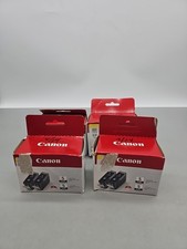 LOT of 4 OEM Canon 5 PGBK Black Ink Cartridge 2-Packs Expired 4/14 NOS picture