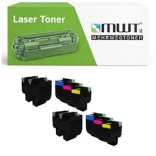 Eurotone 10x Black Laser Toner Cartridge Compatible With Lexmark 71B0010 picture