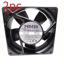 2PC NMB 4715FS-12T-B50 12038 12CM 115V chassis cooling fan picture
