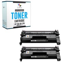2X CMYi Replacement 58A Black Printer Toner Cartridges for HP LaserJet Pro M304a picture